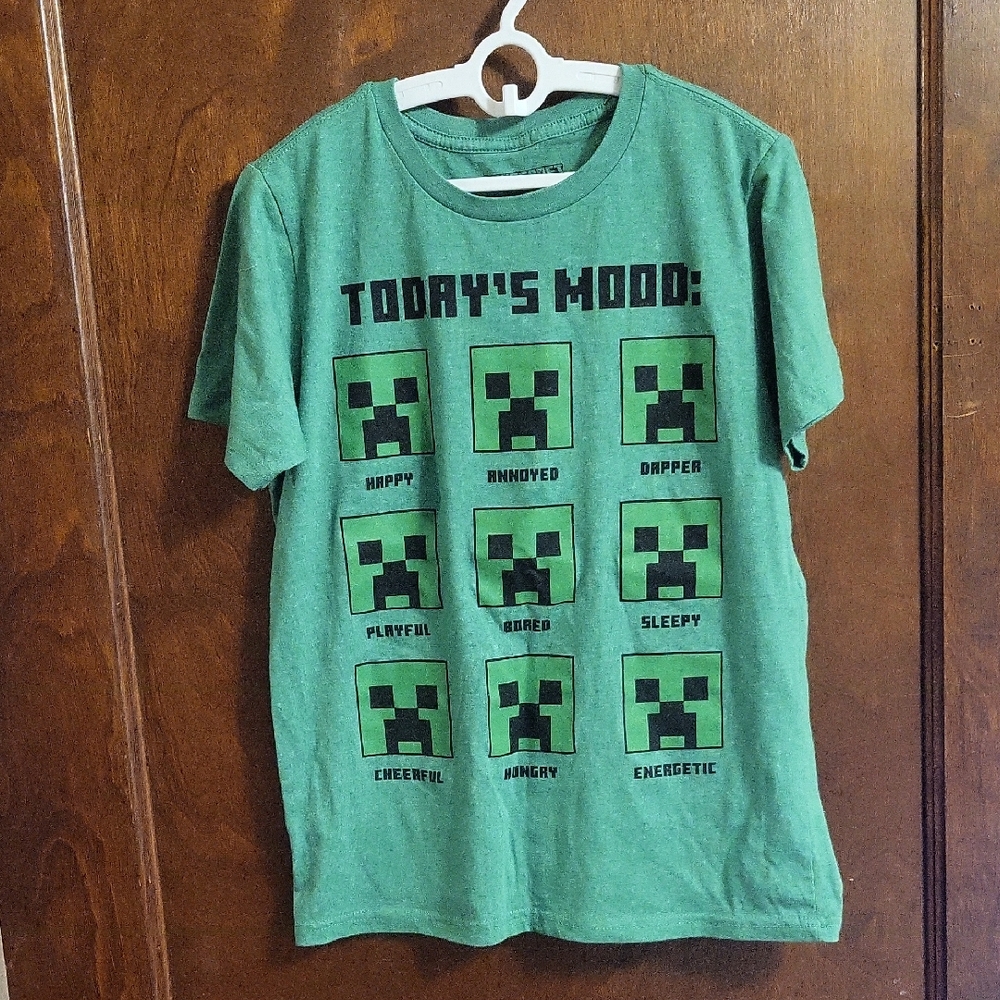 MAD Engine Green Mood Graphic Kids T-Shirt
